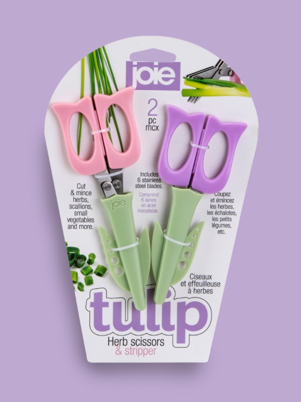 Joie Tulip Herb Scissors & Stripper Set